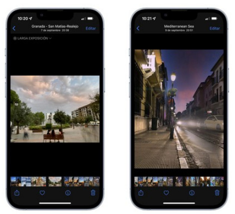 Live Photos –App integrada en iPhone