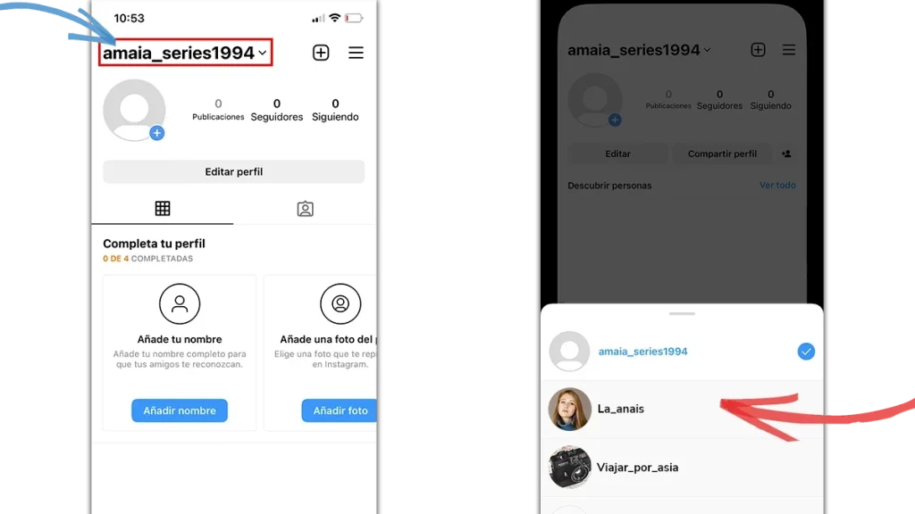 Cómo administrar varias cuentas en instagram