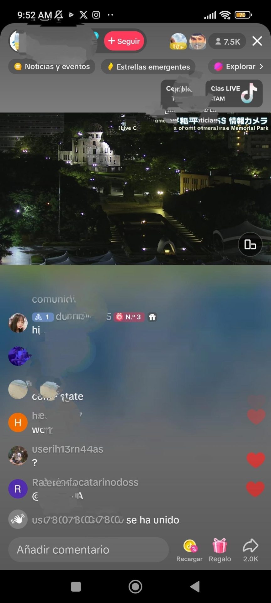 Principal live tiktok