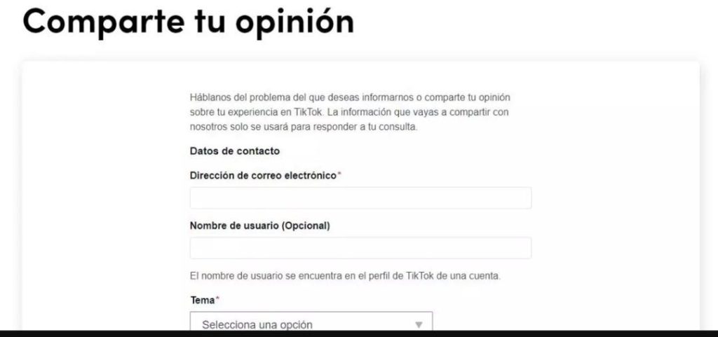 Comparte tu opinion